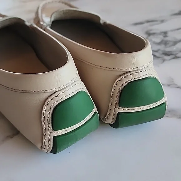 Tory Burch Cream Slide on Loafers Wome's Size 8 - Picture 5 of 13